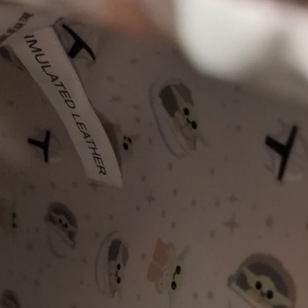 Disney Parks Loungefly Star Wars White and Brown Backpack with Grogu Character - Picture 12 of 13